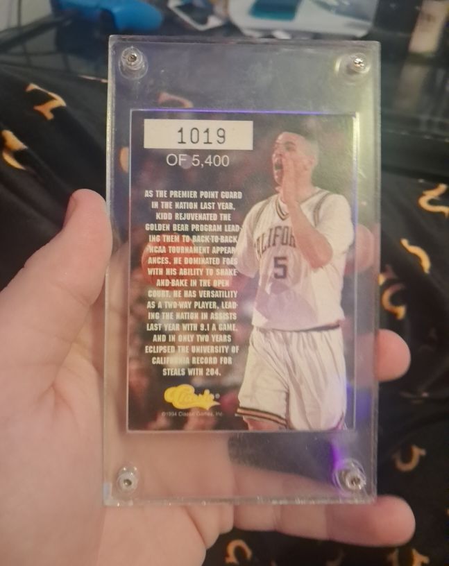 1994 Classic #1019 Jason Kidd — front