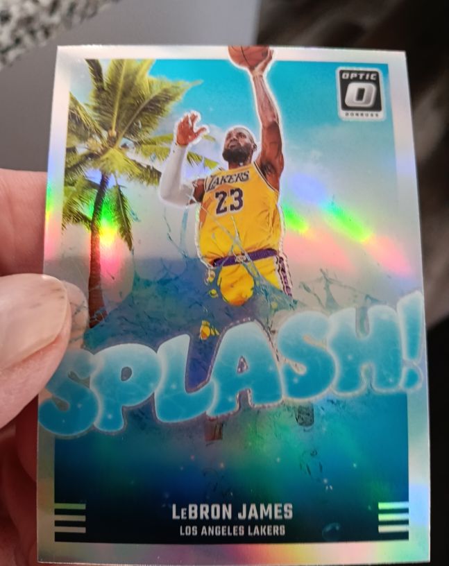 2024-25 Donruss Optic #5 LeBron James Splash! — front