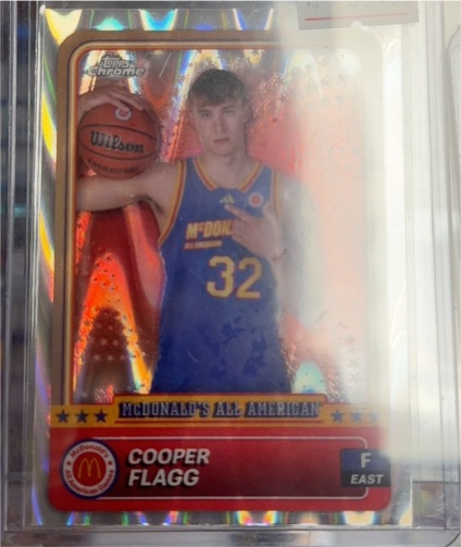 2024 Topps Chrome #78 Cooper Flagg McDonald's All American East — front
