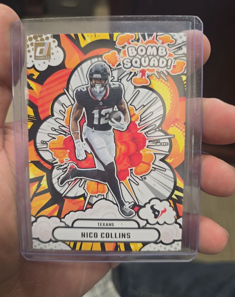 2025 Panini Donruss Bomb Squad #BS-NCS Nico Collins — front