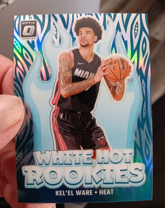 2024-25 Panini Donruss Optic #5 Kel'el Ware White Hot Rookies — front