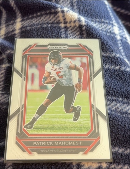2023 Panini Prizm Draft Picks #81 Patrick Mahomes II Texas Tech University — front
