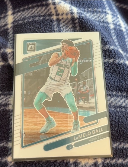 2021-22 Panini Donruss Optic #26 LaMelo Ball — front