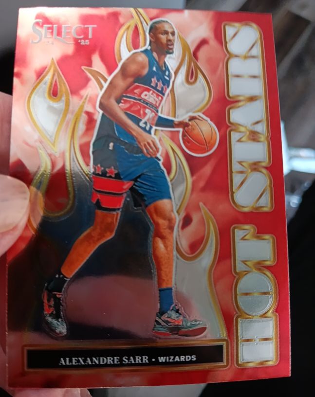 2024-25 Panini Select #10 Alexandre Sarr Hot Stars — front