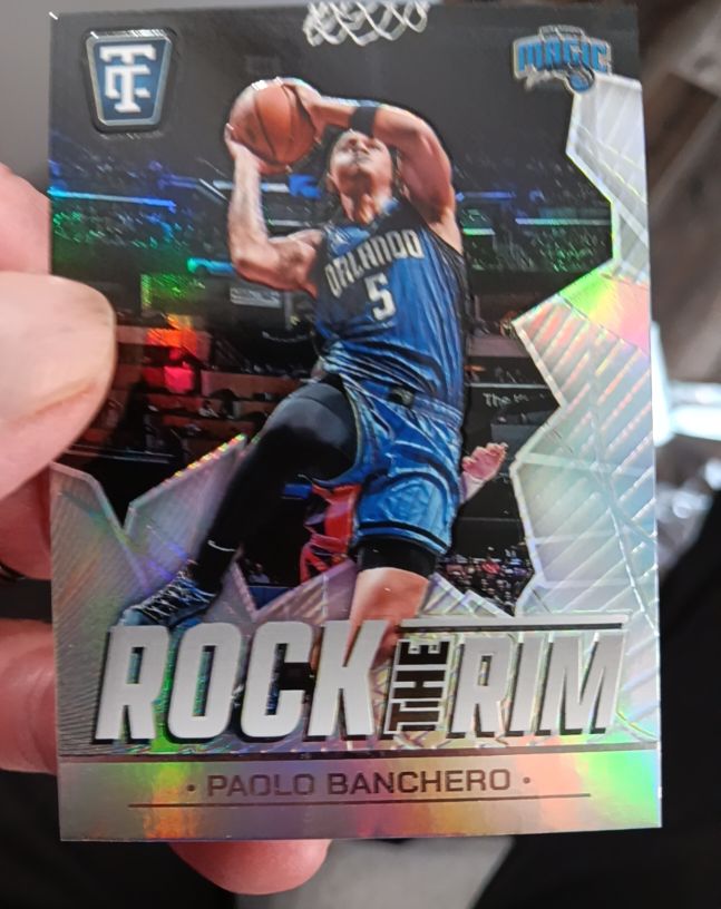2024-25 Panini Totally Certified #6 Paolo Banchero Rock The Rim — front