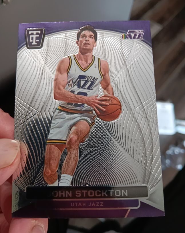 2024-25 Panini Totally Certified #192 John Stockton — front