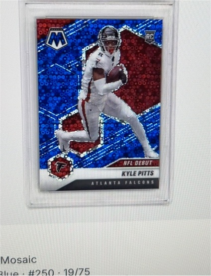 2021 Panini Mosaic #250 Kyle Pitts — front