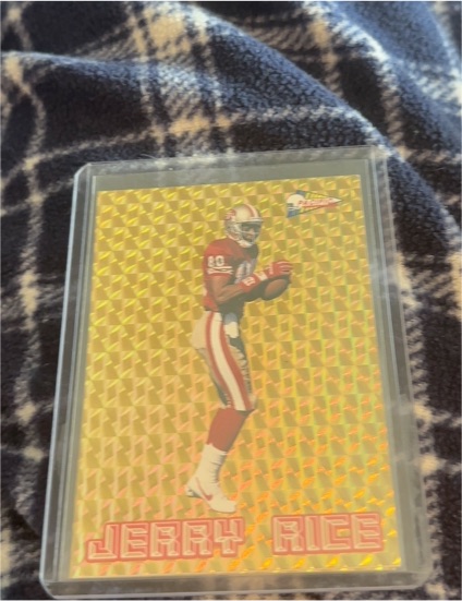 1993 Pacific Gold Prisms Jerry Rice — front
