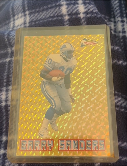 1993 Pacific Prisms #28 Barry Sanders — front