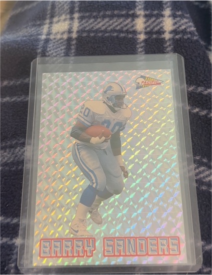 1993 Pacific Prism #28 Barry Sanders — front