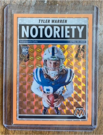 2025 Panini Mosaic #25 Tyler Warren — front