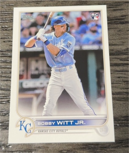 2022 Topps #660 Bobby Witt Jr. — front