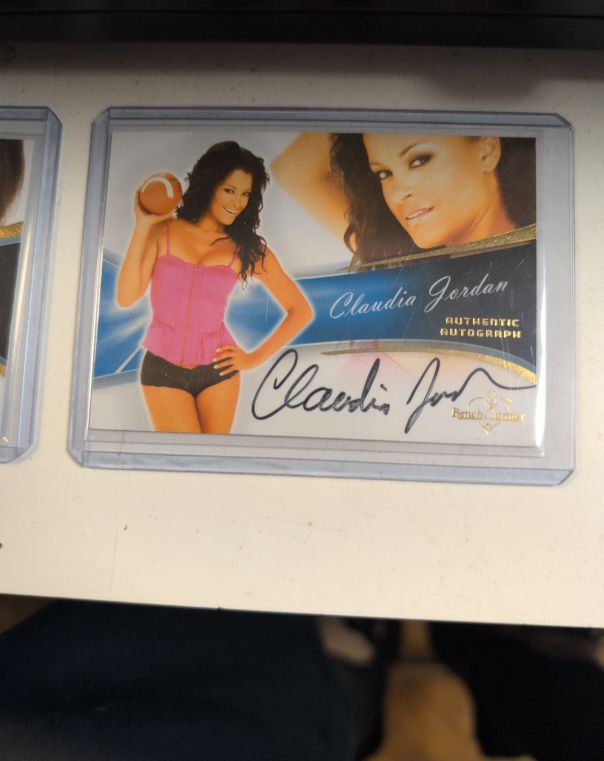 2013 Bench Warmer #7 Claudia Jordan — front