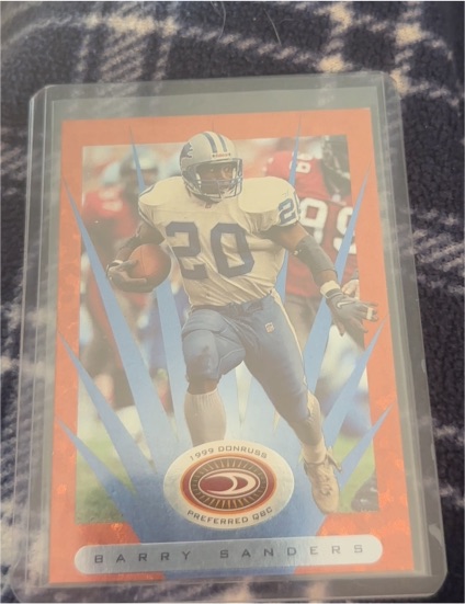 1999 Donruss Preferred QBC #38 Barry Sanders — front