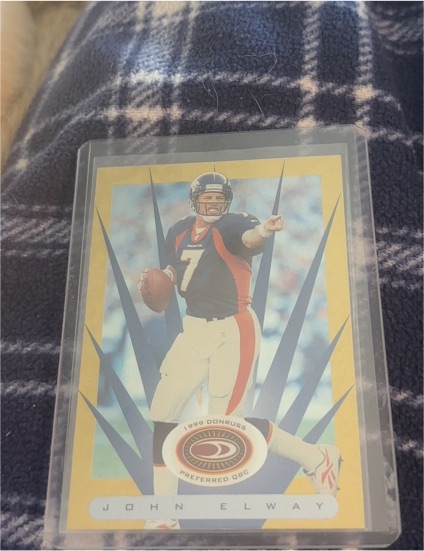 1999 Donruss Preferred QBC #John Elway — front