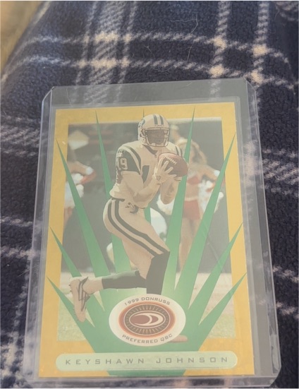 1999 Donruss Preferred QBC #91 Keyshawn Johnson — front