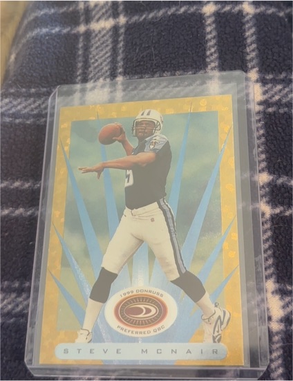 1999 Donruss Preferred QBC # Steve McNair — front