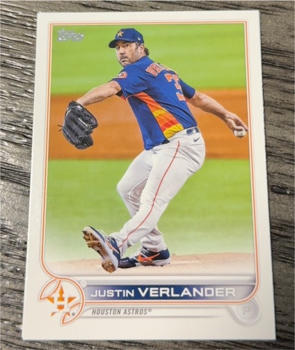 2022 Topps Series 2 #350 Justin Verlander — front