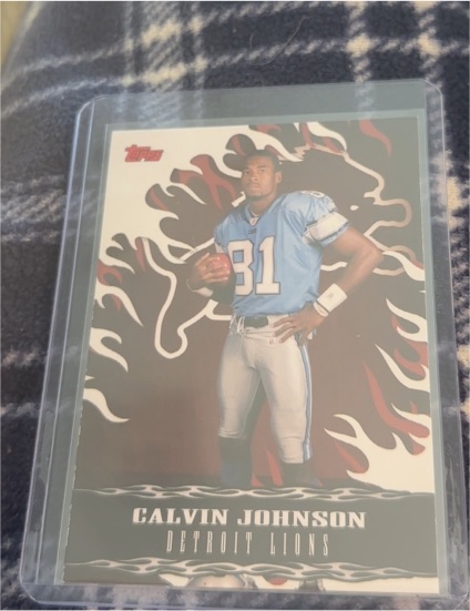 2007 Topps Red Hot Rookies #2 Calvin Johnson — front