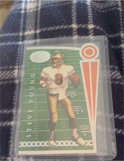 1999 Donruss Preferred Chain Reaction #4b Steve Young — front