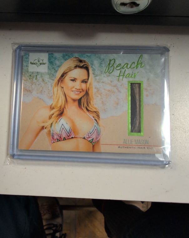 2025 Benchwarmer Girls of Summer Beach Hair #2 Allie Mason — front