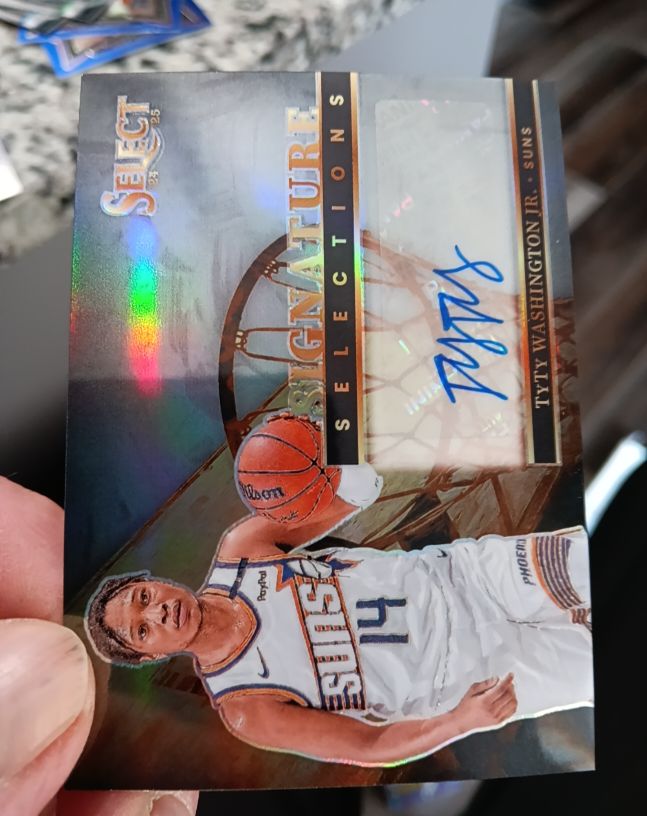 2024-25 Panini Select Signature Selections #SS-TYW TyTy Washington Jr. — front