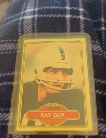 1980 Topps #154 Ray Guy — front