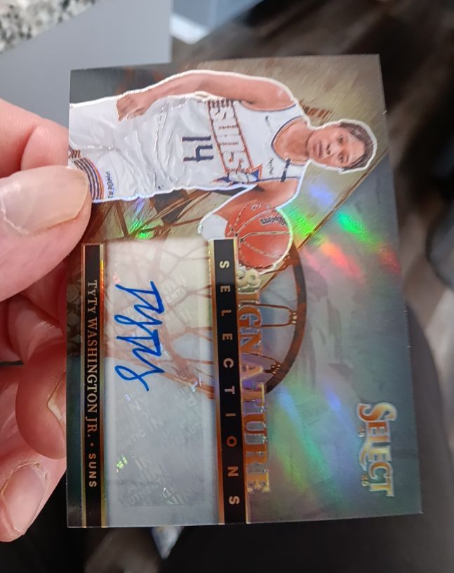 2024-25 Panini Select Signature Selections #SS-TYW TyTy Washington Jr. — front