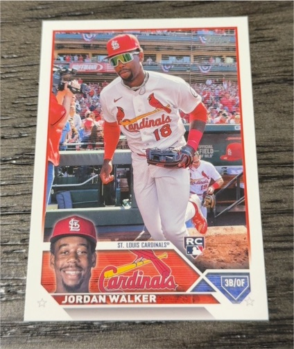 2023 Topps #344 Jordan Walker — front
