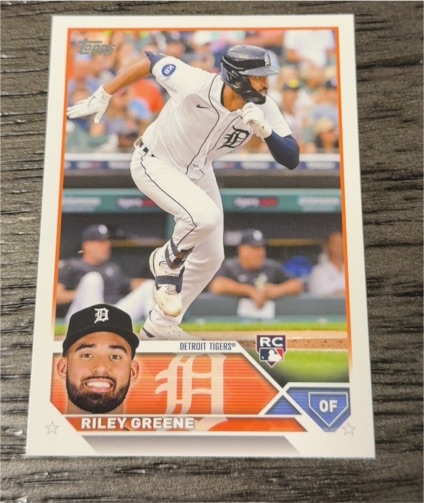 2023 Topps #31 Riley Greene Rookie Image Variation — front