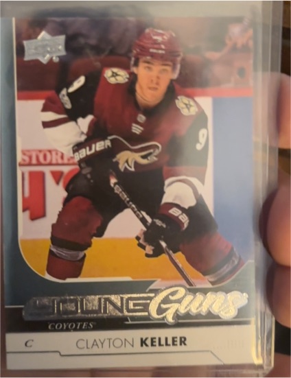 2017-18 Upper Deck #477 Clayton Keller Young Guns — front