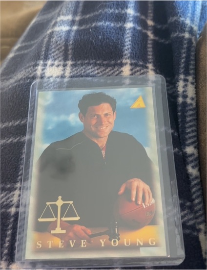 1995 Pinnacle #192 Steve Young — front