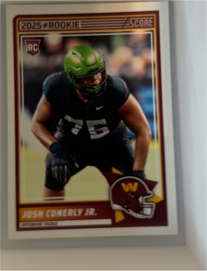 2025 Panini Score #100 Josh Conerly Jr. — front