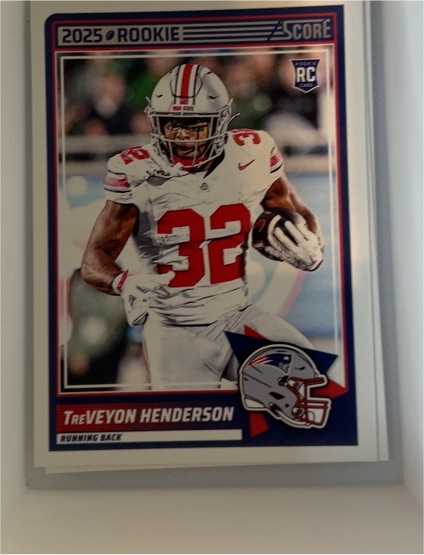 2025 Panini Score #59 TreVeyon Henderson — front