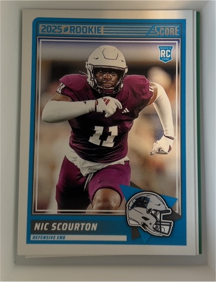 2025 Panini Score #27 Nic Scourton — front