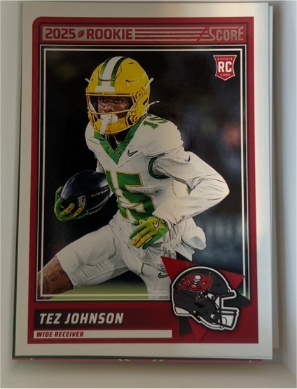 2025 Panini Score #34 Tez Johnson — front