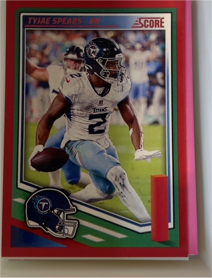 2025 Panini Score #46 Tyjae Spears — front