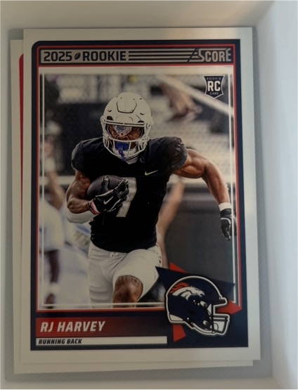2025 Panini Score #49 RJ Harvey — front
