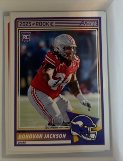 2025 Panini Score #90 Donovan Jackson — front