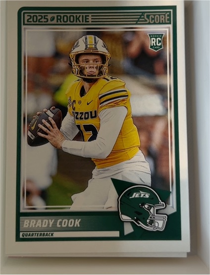 2025 Panini Score #36 Brady Cook — front
