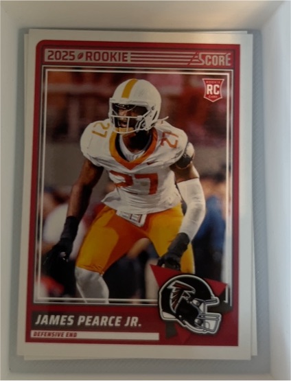 2025 Panini Score #26 James Pearce Jr. — front
