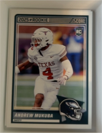 2025 Panini Score #98 Andrew Mukuba — front