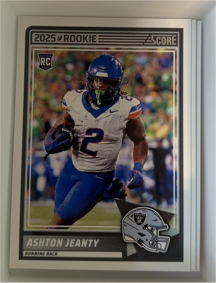 2025 Panini Score #14 Ashton Jeanty — front