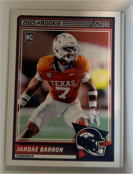 2025 Panini Score #89 Jahdae Barron — front