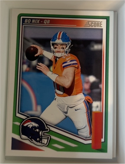 2025 Panini Score #253 Bo Nix — front