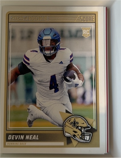 2025 Panini Score #40 Devin Neal — front