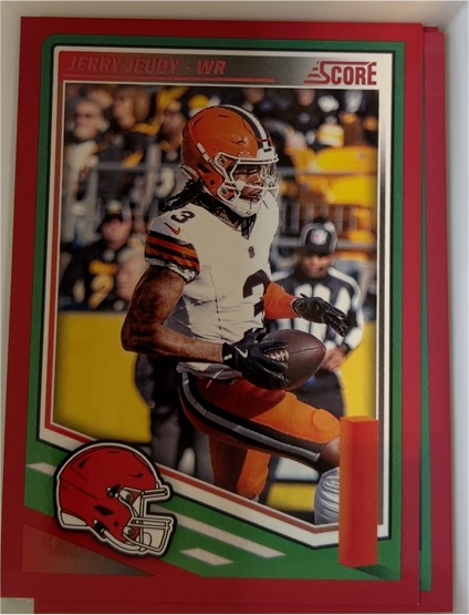 2025 Panini Score #265 Jerry Jeudy Cleveland Browns — front