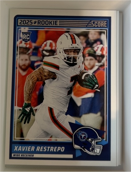 2025 Panini Score #6 Xavier Restrepo — front