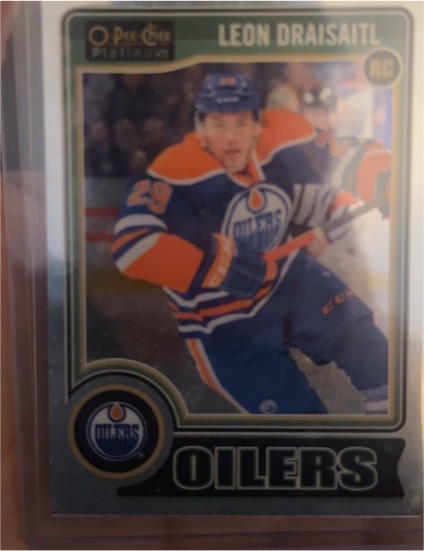 2014-15 O-Pee-Chee Platinum #159 Leon Draisaitl Rookie — front