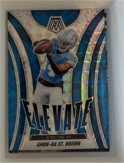 2025 Panini Mosaic #15 Amon-Ra St. Brown Elevate — front